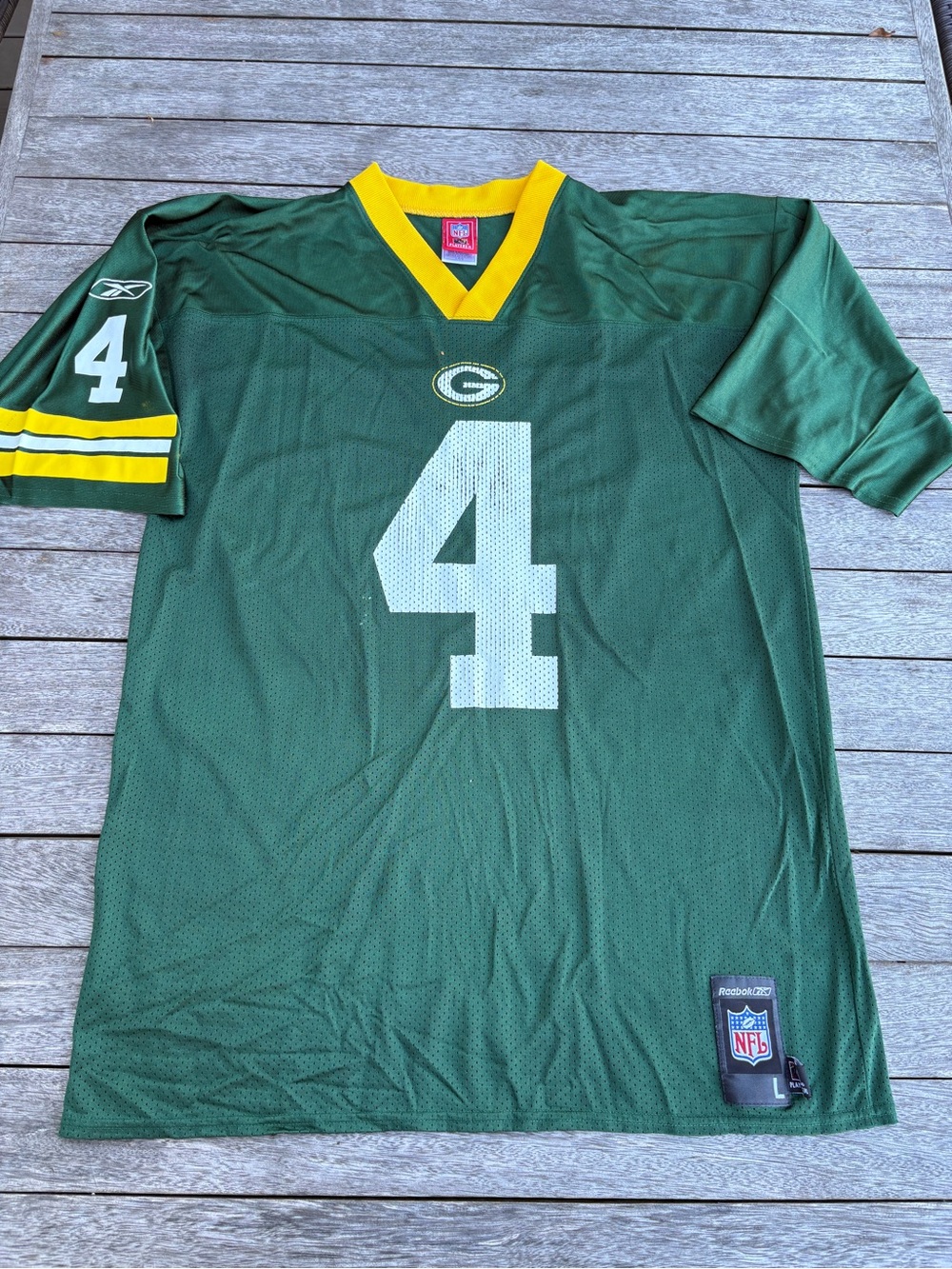 Vintage Reebok Bret Favre Green Bay Packers NFL Jersey #4